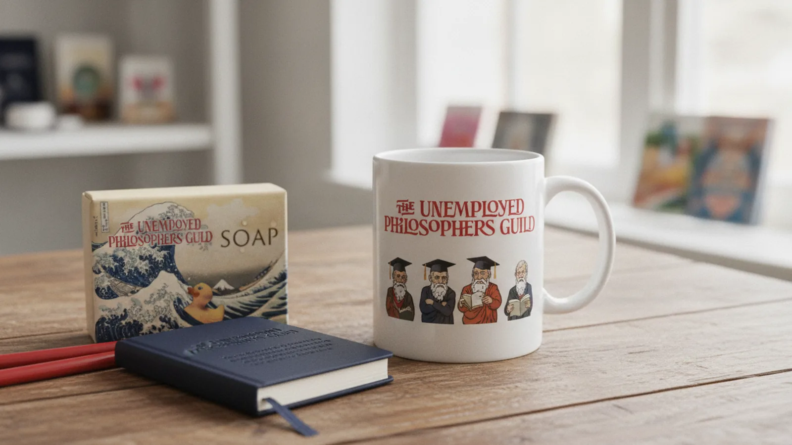 Unemployed Philosophers Guild detail comparison image